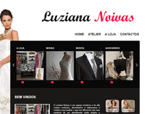 Tablet Screenshot of luziana-noivas.com